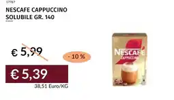 Prezzemolo e Vitale Nescafe cappuccino solubile offerta