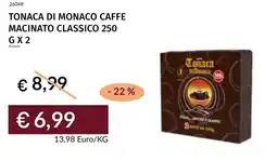 Prezzemolo e Vitale Tonaca di monaco caffe macinato classico offerta