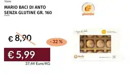 Prezzemolo e Vitale Mario baci di anto senza glutine offerta