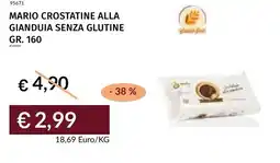 Prezzemolo e Vitale Mario crostatine alla gianduia senza glutine offerta