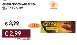 Prezzemolo e Vitale Grisbi cioccolato senza glutine offerta