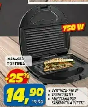 Risparmio Casa Nsm-033 tostiera offerta