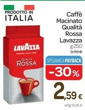 Carrefour Express Caffè macinato qualità rossa offerta