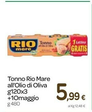 Carrefour Express Tonno all'olio di oliva offerta
