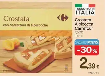 Carrefour crostata albicocca