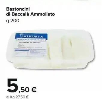 Carrefour Market Bastoncini di baccala ammollato offerta