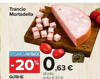 Carrefour Market Trancio mortadella offerta