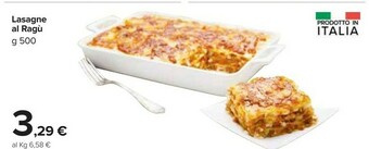 Carrefour Market Lasagne al ragu offerta