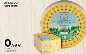 Carrefour Market Asiago dop stagionato offerta