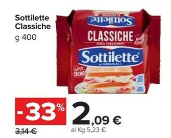 Mondelez - sottilette le originali classiche 400 g(ml)