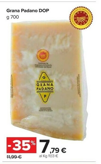 Carrefour Market Grana padano dop offerta