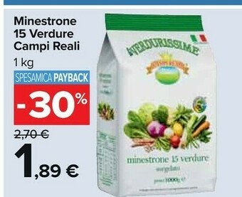 Carrefour Market Minestrone 15 verdure offerta