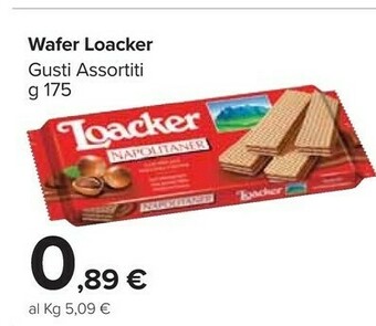 Carrefour Market Loacker wafer offerta