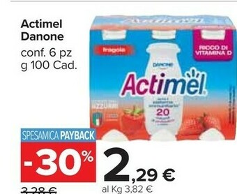 Carrefour Market Actimel+ offerta