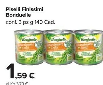 Carrefour Market Piselli finissimi 140 g offerta