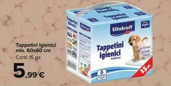 Carrefour Market Tappetini igienici offerta