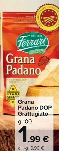 Carrefour Market Ferrari - grana padano dop offerta