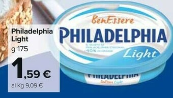Carrefour Market Philadelphia light 175 g offerta