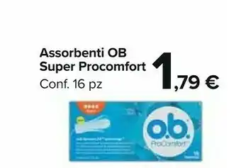 Carrefour Market Ob assorbenti super procomfort offerta