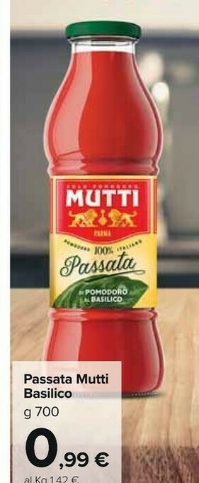 Carrefour Market Passata di pomodoro 700 g(ml) offerta