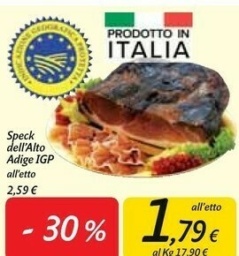 Carrefour Market Speck dell'alto adige igp offerta