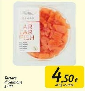 Carrefour Market Tartare di salmone offerta