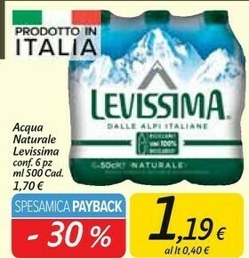 Carrefour Market Acqua naturale offerta