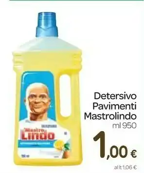 Carrefour Express Mastro lindo detersivo pavimenti offerta