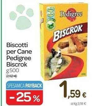Carrefour Express Biscotti per cane biscrok offerta