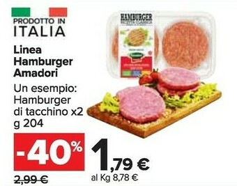 Carrefour Market Hamburger offerta