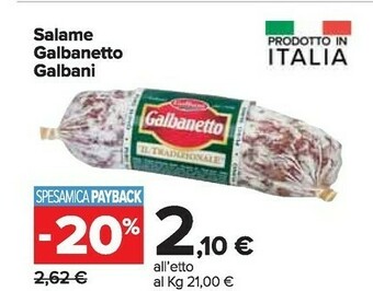 Carrefour Market Salame offerta
