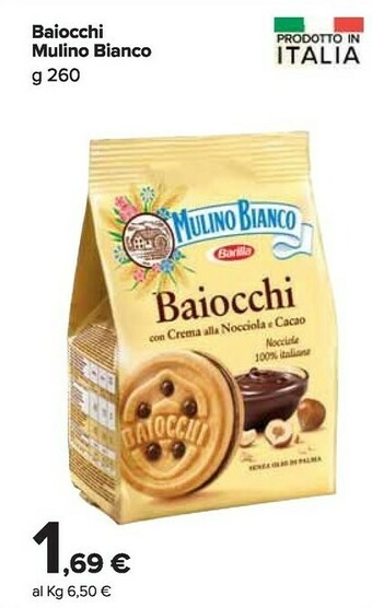 Carrefour Market Biscotti mulino bianco offerta