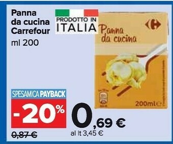 Carrefour Market Panna offerta
