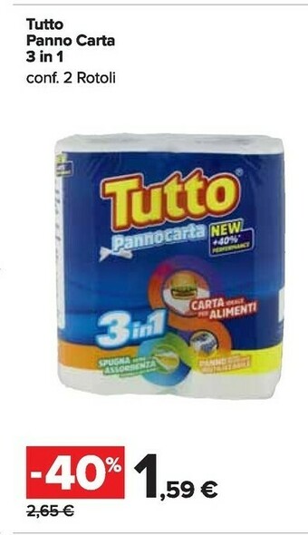 Carrefour Market Rotoli di carta offerta