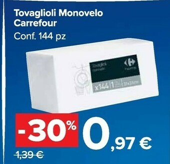 Carrefour Market Tovaglioli offerta