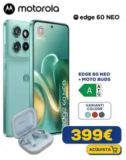 Euronics motorola edge 60 NEO offerta