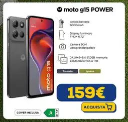 Euronics motorola moto g 15 POWER offerta