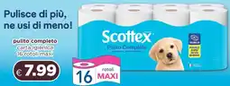 Acqua & Sapone Scottex pulito completo carta igienica offerta