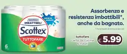 Acqua & Sapone Scottex tuttofare carta da cucina offerta
