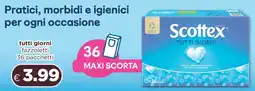 Acqua & Sapone Scottex tutti giorni fazzoletti offerta