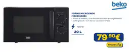 Euronics beko FORNO MICROONDE MGC20100B1 offerta