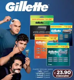 Acqua & Sapone Gillette ricambi lame per rasoio offerta