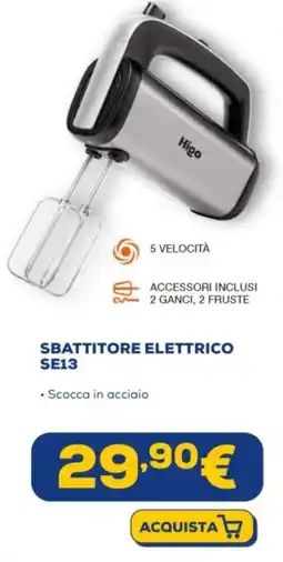 Euronics Higo sbattitore elettrico SE13 offerta