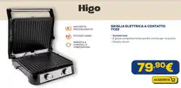 Euronics Higo griglia elettrica a contatto TC23 offerta