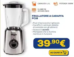 Euronics Higo frullatore a caraffa FC18 offerta