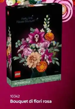 Euronics Lego Botanicals Bouquet di fiori rosa offerta