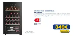 Euronics Haier CANTINA VINO - 34 BOTTIGLIE HWS34GGH1 offerta