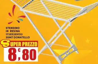 Stendino in resina 20mt donatello