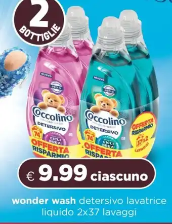 Coccolino wonder wash detersivo lavatrice liquido