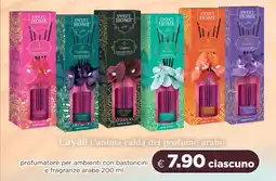 Acqua & Sapone SWEET HOME profumatore per ambienti con bastoncini e fragranze arabe offerta